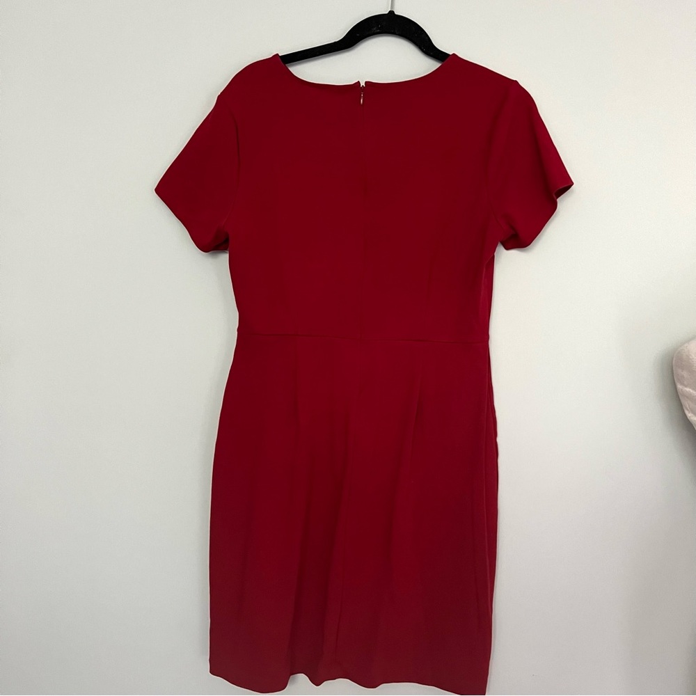 NWOT Old Navy Red Stretchy Short Sleeve Sheath Dress Size L - Picture 4 of 9